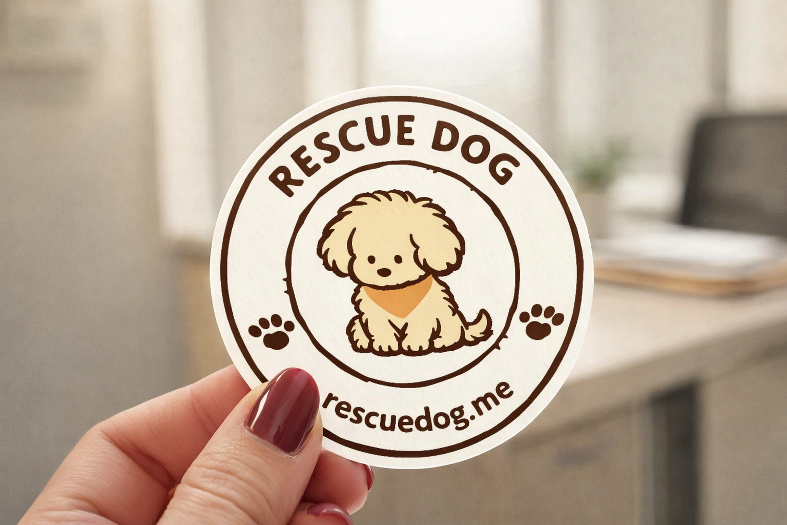 Rescue Dog stickers