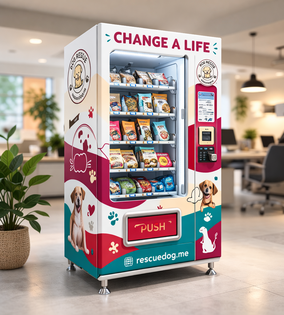 Rescue vending machine